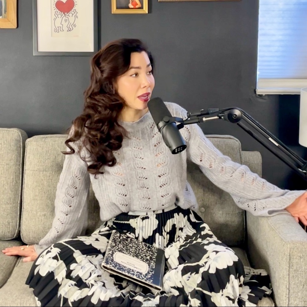 Aqua by Bloomingdale’s Bell Sleeve Pointelle Cashmere Sweater